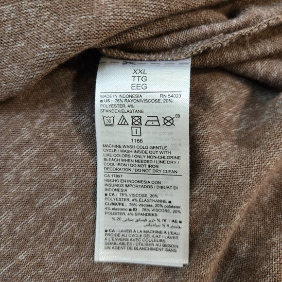 Old Navy Womens Mauve XXL Light Weight Long Sleeve - Picture 4 of 4